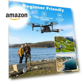 Foldable Drone with 1080P Camera - Voice & Gesture Control, 3D Flip, Beginner-Friendly — Drones & UAV Technology, RELIDOL