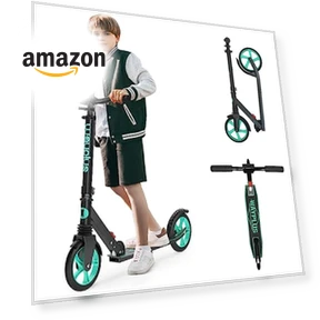 Foldable Kick Scooter with 8IN Wheels for Kids, Teens & Adults — Push Scooters, WAYPLUS