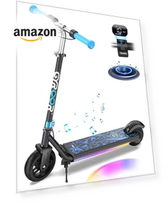 Electric Scooter for Kids with LED Display and Adjustable Speed — Electric Vehicles, Gyroor