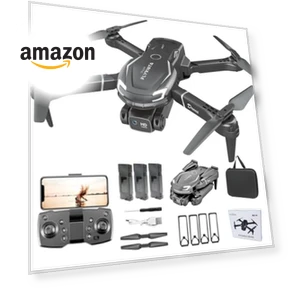 Mini Drone with Camera, 1080P FPV, 3 Batteries, Remote Control — Drones, FLYVISTA