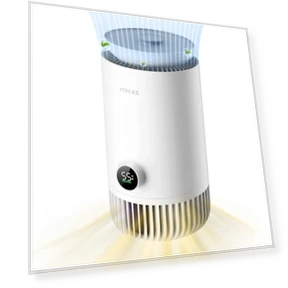 2 in 1 Evaporative Humidifier and HEPA Air Purifier Combo for Bedroom — Air Moisturizers, xCREAS