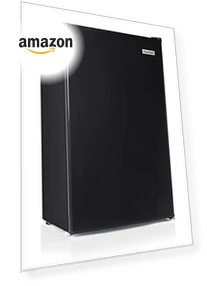 3.2 Cu.Ft. Compact Refrigerator with Freezer - Slide Out Glass Shelf — Mini Fridges, Igloo