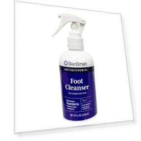 Daily Foot Cleanser Spray for At-Risk Feet, 8 ounce — Hand Wash, SkinSmart