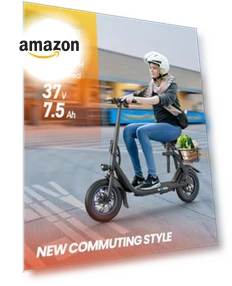 Electric Scooter for Adults with Seat, 20-25 Miles Range, 450W Motor — Electric Self-Balancing Scooters, Gyroor