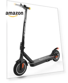 Electric Scooter with Turn Signals, 19 MPH Max Speed, 15 Miles Range — Push Scooters, ECOROAD