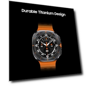 Galaxy Watch Ultra 47mm LTE AI Smartwatch with Energy Score, Wellness Tips, Heart Rate Tracking — Smartwatches, Samsung