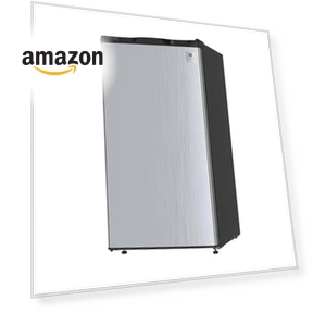Mini Refrigerator with Freezer Compartment, 3.2 Cubic Feet, Adjustable Thermostat, Reversible Door — Mini Fridges, ARCTIC CHEF