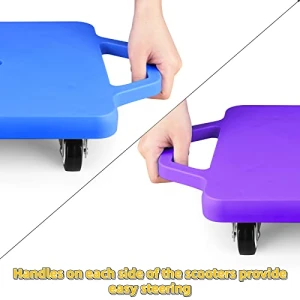 Sports Scooter Board with Handles for Kids - 4 Pack, BOBOKA