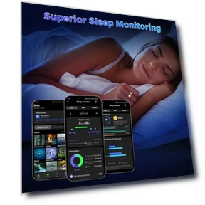 Ultra-Thin Smart Ring Health Tracker with Heart Rate and Sleep Monitoring — Smartwatches, Yuehetian