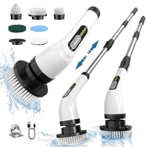 Cordless Electric Spin Scrubber for Bathroom Cleaning, Highyes