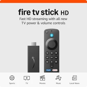 Fire TV Stick HD Streaming Device with Alexa Voice Remote, Amazon