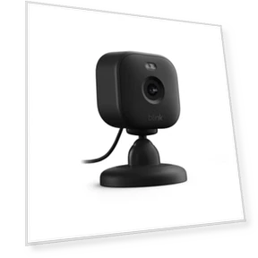 Plug-in smart security camera with HD night view, built-in spotlight, two-way audio — Smart Home Security, Blink