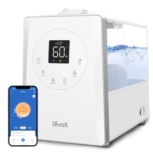 Smart Warm and Cool Mist Humidifier for Home, 6L Capacity, 753ft² Coverage — Humidifier, LEVOIT