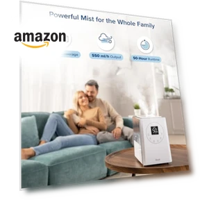 Smart Warm and Cool Mist Humidifier for Home, 6L Capacity, 753ft² Coverage — Air Moisturizers, LEVOIT