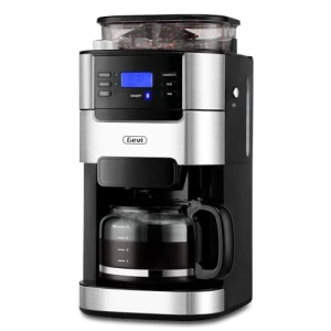 10-Cup Drip Coffee Maker with Built-in Grinder, Programmable Brew Coffee Machine — Coffee Maker, Gevi