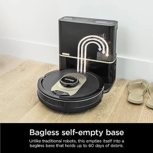 AI Robot Vacuum with XL HEPA Self-Empty Base, LIDAR Navigation, Wi-Fi Connected — Robot Vacuum, Shark