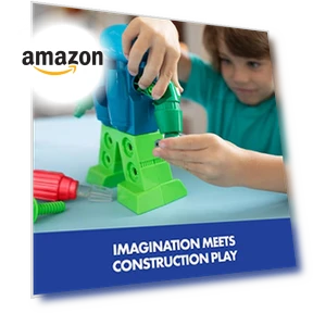 Design & Drill Robot Take Apart Toy, 23-Pieces, Preschool STEM Toy — Construction Kits, Educational Insights