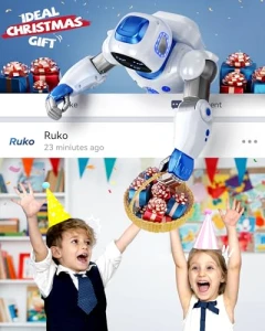 Programmable Interactive RC Robot for Kids — Coding Robot, Ruko