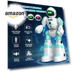 Programmable Remote Control Robot for Kids with Voice Changer and Dance Moves — Interactive Figures & Robots