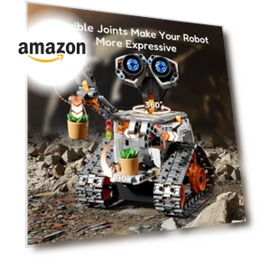 Robot Building Kit with Remote Control STEM Gifts for Kids — Construction Kits, Sillbird