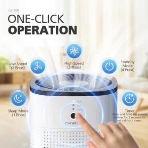 Air Purifiers for Bedroom with True HEPA Filter, 2 Pack — Air Purifier, Chivalz