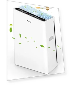 H13 HEPA Air Purifier for Large Rooms up to 2200 sqft with Fragrance Sponge and Timer — Activated Carbon Air Purifiers, VEWIOR