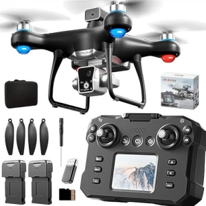 KY102 Drone with Screen Controller, 4K Camera, Obstacle Avoidance — Drone, QAONIE