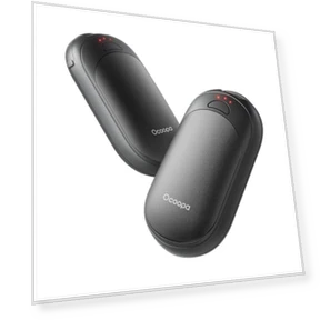 Magnetic Hand Warmers Rechargeable 2 Pack, Fast Heating, 3-Settings, Portable Heater — Portable Heating Solutions, OCOOPA