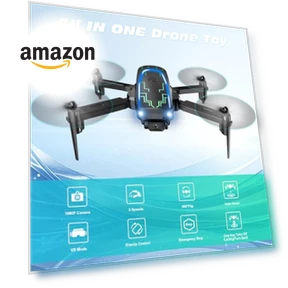 Mini Drone with Camera, 1080P HD Foldable Drone with Gravity Control — Drones