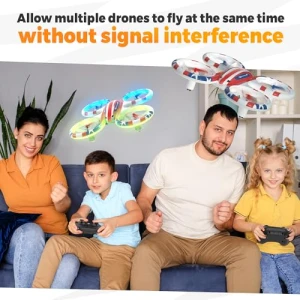 Mini Drone with LED Lights and 3D Flip for Kids and Beginners — Drone, BEZGAR