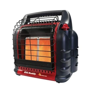 Portable LP Gas Heater 4000 to 18000 BTU with Dual Tank Connection, Mr. Heater