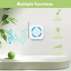 Wireless Doorbell Kit, SURFOU