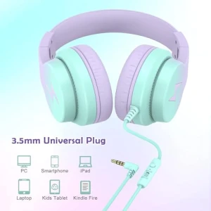 Kids Headphones with Microphone, Candy Bila