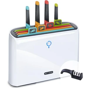 Self Drying Smart Cutting Board Knife Set, OPTIMUS TECHNOLOGY