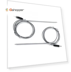 Digital Food Thermometer with Dual Probe Sensor Timer — Instant-Read