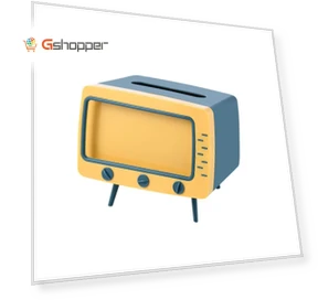 2 In 1 Mobile Phone Viewing Bracket & TV Tissue Box — Stands
