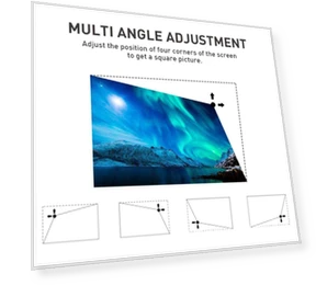 Portable 4K Ultra HD DLP Mini Smart Projector — Home Theater Projectors