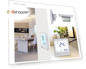 Touch LCD Digital WiFi Heating Room Thermostat with Sensor — Home Climate Control, BHT