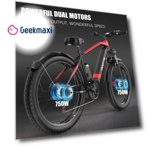 26*4.0 Inch Fat Tire Electric Bike — Electric Self-Balancing Scooters, DUOTTS
