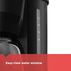 5-Cup Coffeemaker — Coffee Maker, BLACK+DECKER