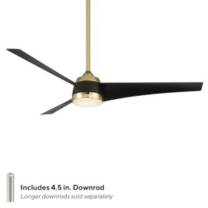 Outdoor Ceiling Fan with Lights and Remote Control, WAC Lighting