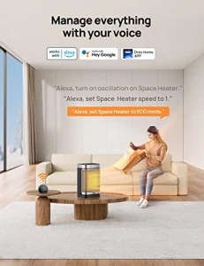 Smart Space Heater with WiFi, Alexa & Google Assistant, Dreo