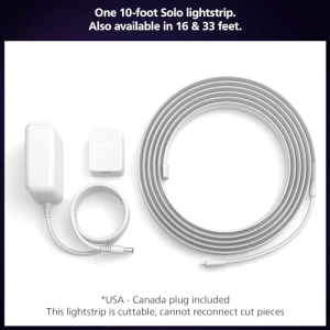 Indoor Smart LED Solo Lightstrip Base Kit — LED Strip Lights, Philips Hue