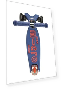 Maxi Deluxe 3-Wheeled Lean-to-Steer Scooter — Push Scooters, Micro
