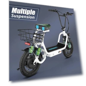 Peak 1200W Electric Scooter with Seat for Adults — Electric Vehicles, Caroma