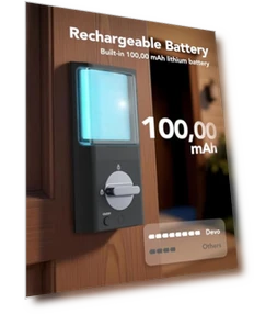 Video Smart Lock with Camera & Doorbell — Deadbolts, Devo