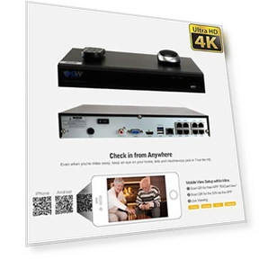 8 Channel 4K NVR Smart Home Security Camera System — Smart Home Security, GW Security