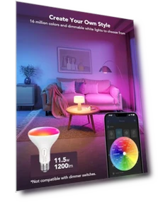 Smart Light Bulbs — LED, Govee