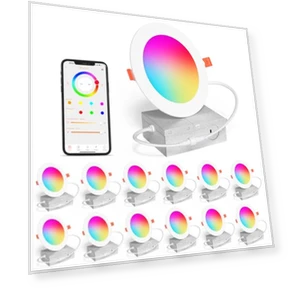 Smart Recessed Lighting — LED, SikSog