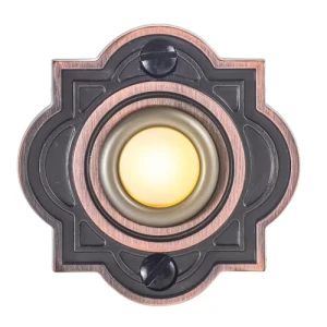 Wired Lighted Up LED Doorbell Button, RANERVZ